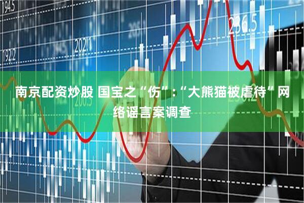 南京配资炒股 国宝之“伤”:“大熊猫被虐待”网络谣言案调查